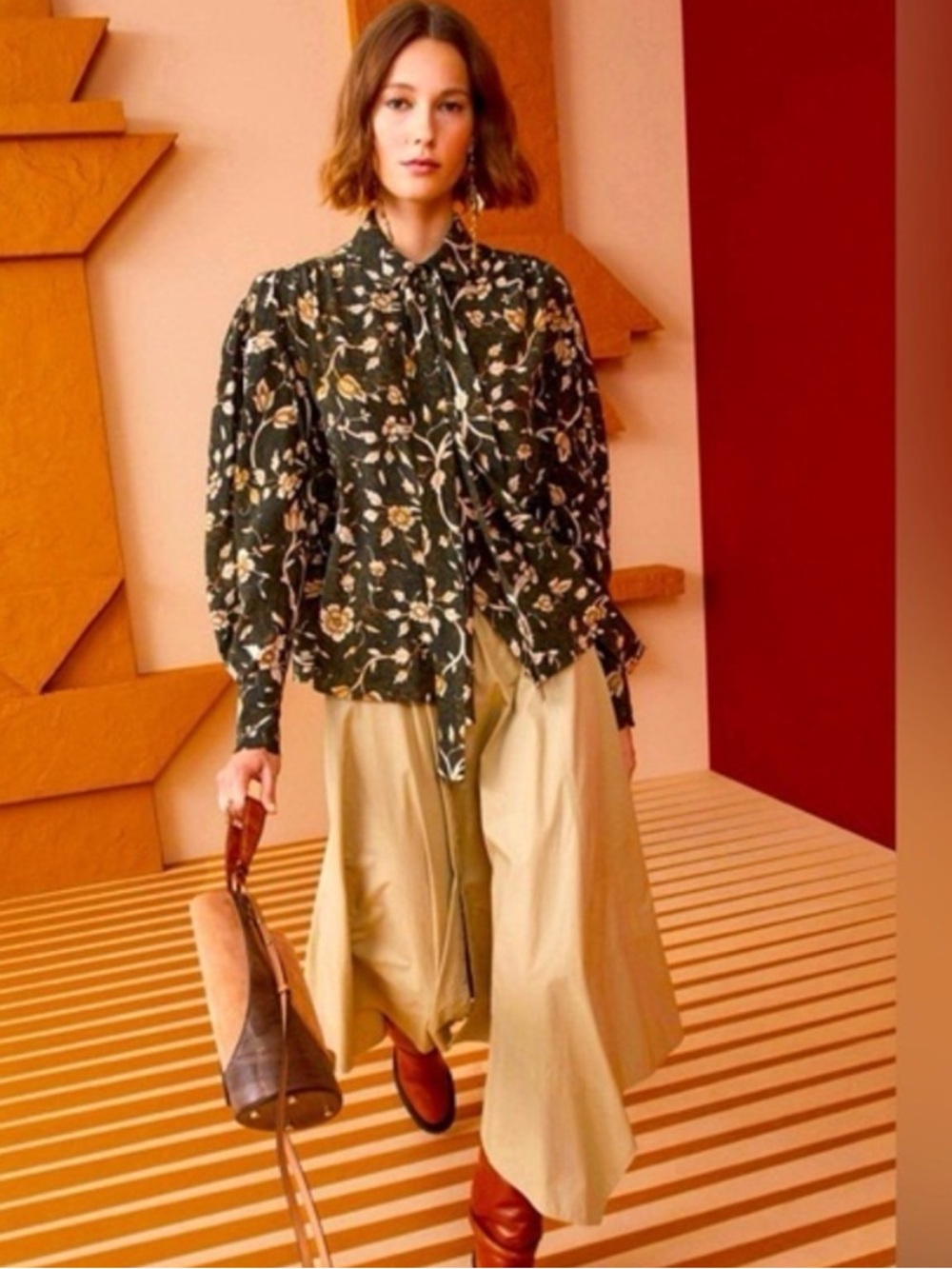 Ulla Johnson Adelaide Long Sleeve Silk Blouse